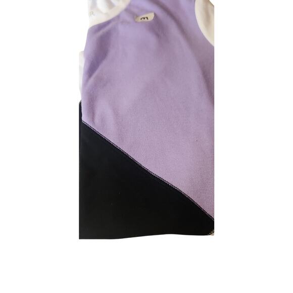 Vintage Blair Geometrical Top Womens size Medium Black Essential knit - Picture 7 of 8